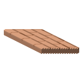 Terracotta roof slope