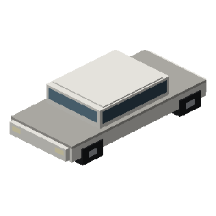 Parked car (white)