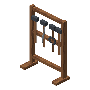 Forged tool rack
