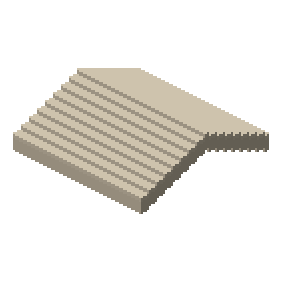 Thatched roof ridge