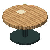 Quayside Round Cafe Table