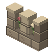 Flowered battlement
