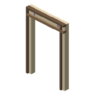 Wide grove cottage doorway