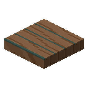 Cabin plank floor