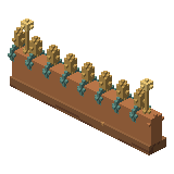 Decorative copper roof ridge