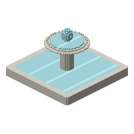 Square fountain