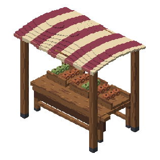 Orchard canopy stall