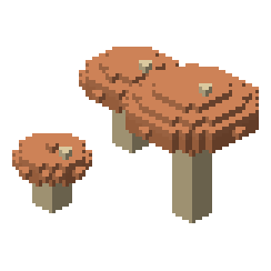 Mushroom cluster