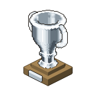 Silver trophy