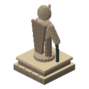 Carved citadel sentinel
