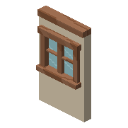 Cottage window wall