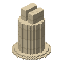 Broken column