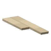 Ruined roof panel