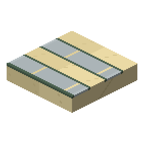 Garden paving
