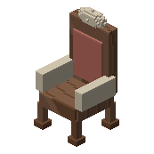 Carved throne
