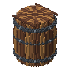 Cooper oak barrel