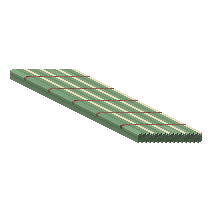 Leaf roof slope