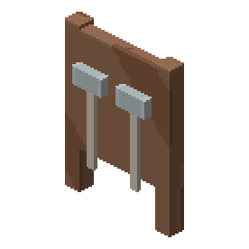 Pegboard tool wall