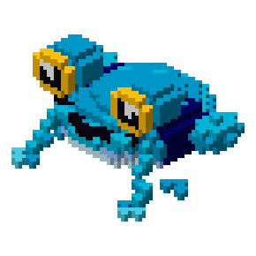Turquoise Frog