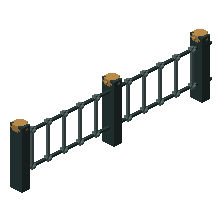 Quayside River Iron Railing