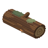 Whisperleaf Fallen Oak Log