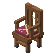 Embroidered inn chair