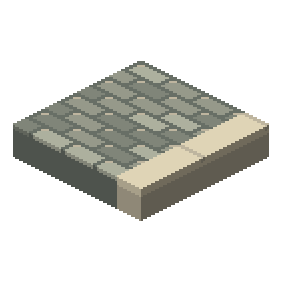 Quayside Cobble Sidewalk Kerb