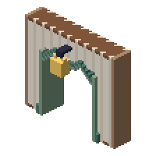 Cat Cottage Archway Wall