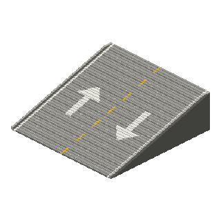 Garage ramp (up -y, lower)