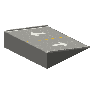 Garage ramp (up +y, lower)