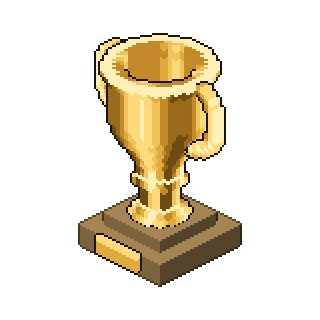 Gold trophy