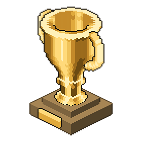 Gold trophy