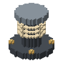 Iron mooring bollard
