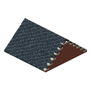 Quayside Stepped Gable Roof